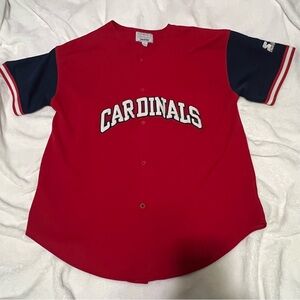 STARTER Men’s Vintage Cardinal Red and Navy Jersey